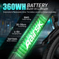 26" 36V E-Bike Mountain Style for Commuters & Weekend Trail Riders