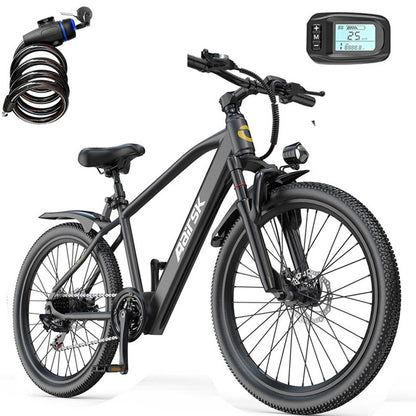 26" 36V E-Bike Mountain Style for Commuters & Weekend Trail Riders